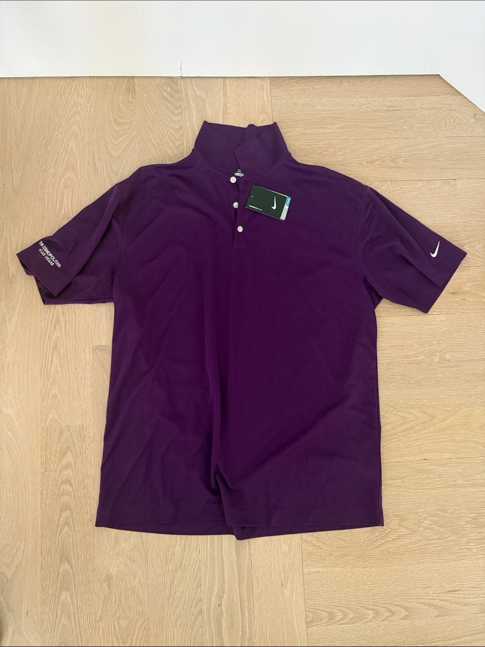 Nike Menโs Dark Purple Polo Shirt